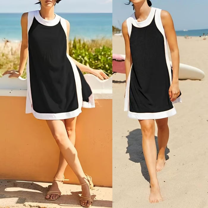Lune & Lace Sleeveless Pullover With Shorts