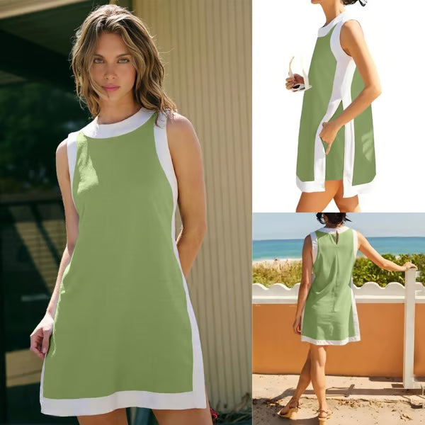 Lune & Lace Sleeveless Pullover With Shorts