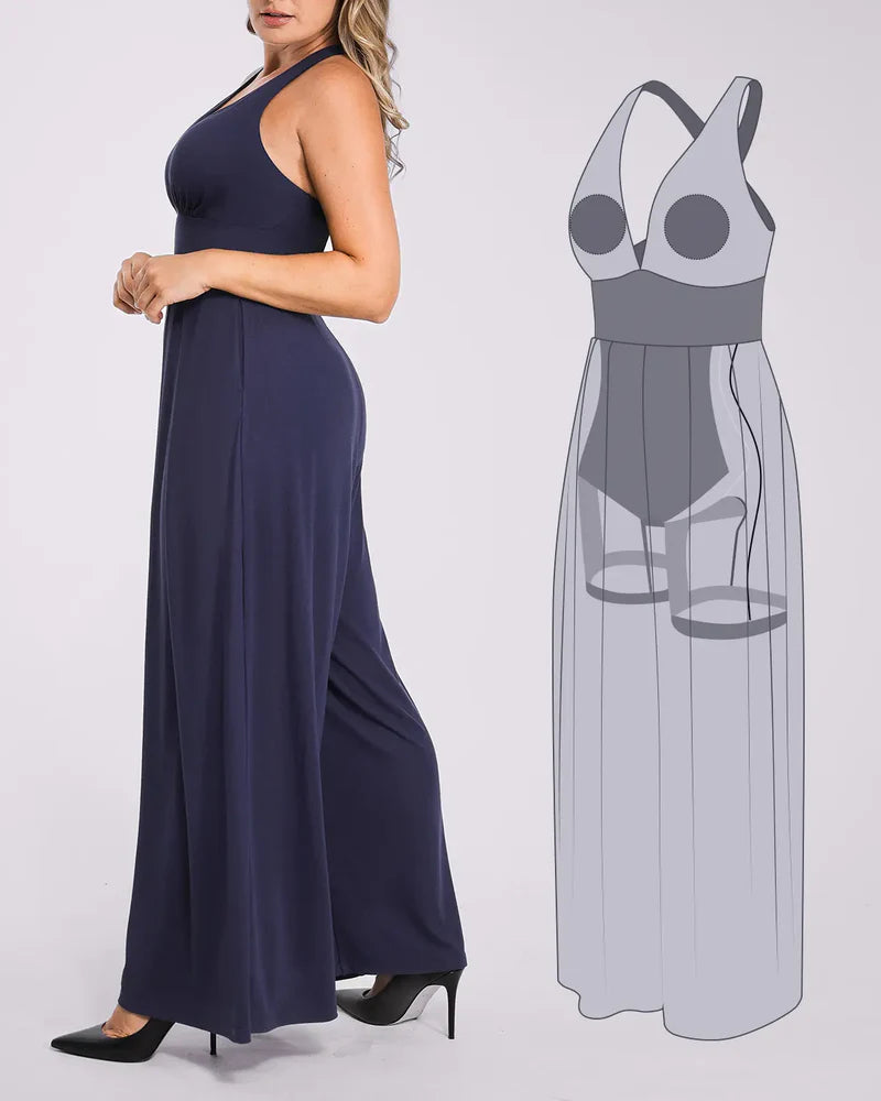 Lune & Lace Built In Shapewear Jumpsuit