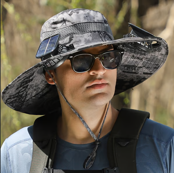 Solar Fan Sun Hat - Last Day 50% OFF