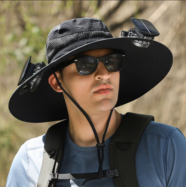 Solar Fan Sun Hat - Last Day 50% OFF