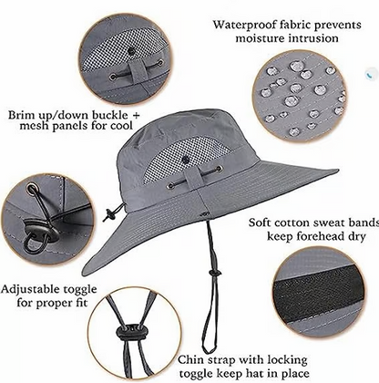Solar Fan Sun Hat - Last Day 50% OFF