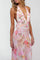 Lune & Lace Flower Halter Dress